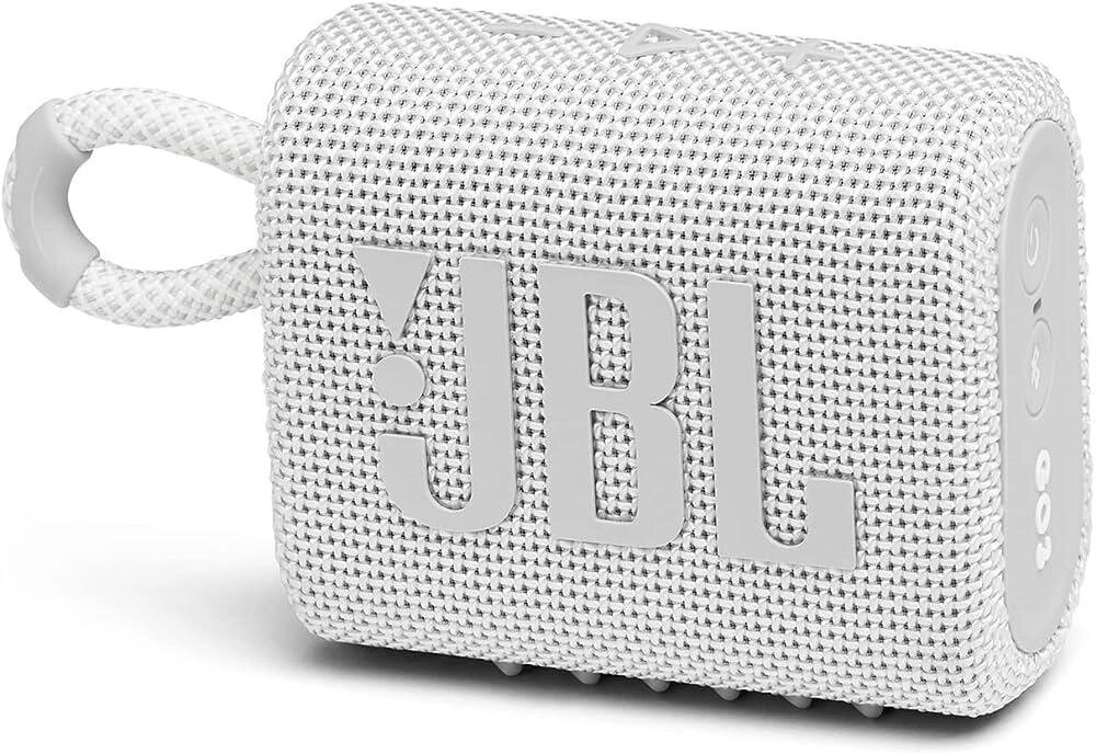 Бездротова портативна колонка JBL GO3 (JBLGO3WHITE) біла від компанії da1 - фото 1