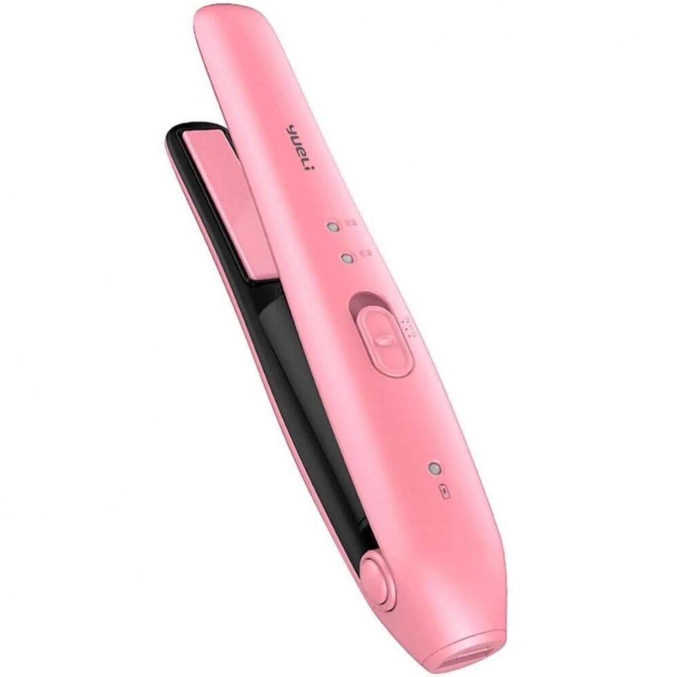 Бездротова праска для волосся Xiaomi Yueli Hair Straightener Pink (HS-525) від компанії da1 - фото 1