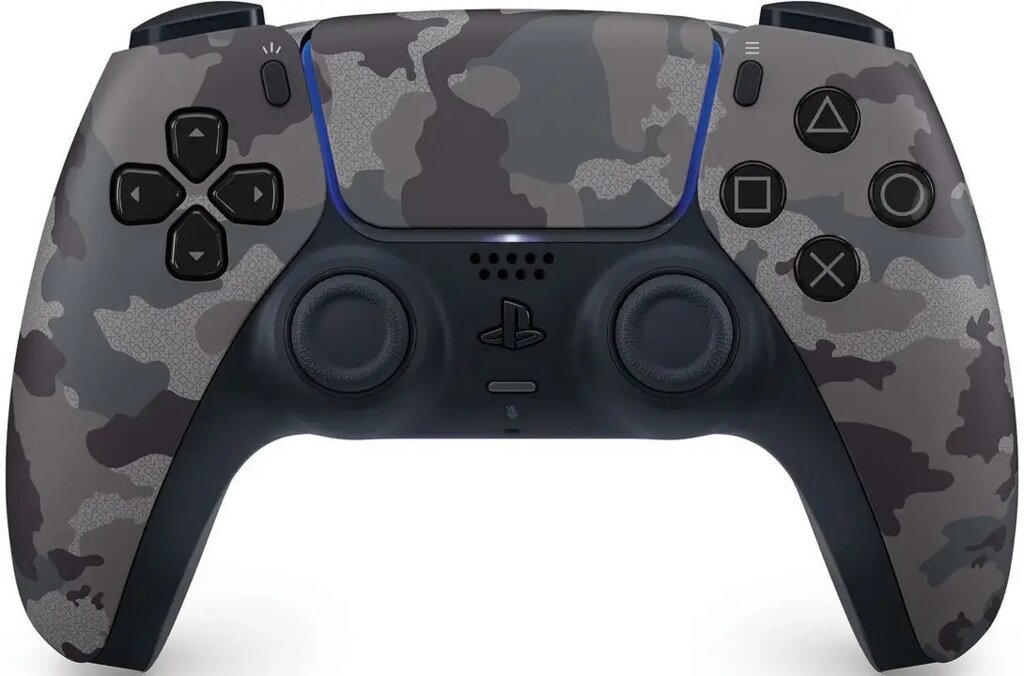 Бездротовий ігровий контролер Sony PlayStation 5 DualSense CFI-ZCT1W сірий камуфляж (Grey Camo) від компанії da1 - фото 1