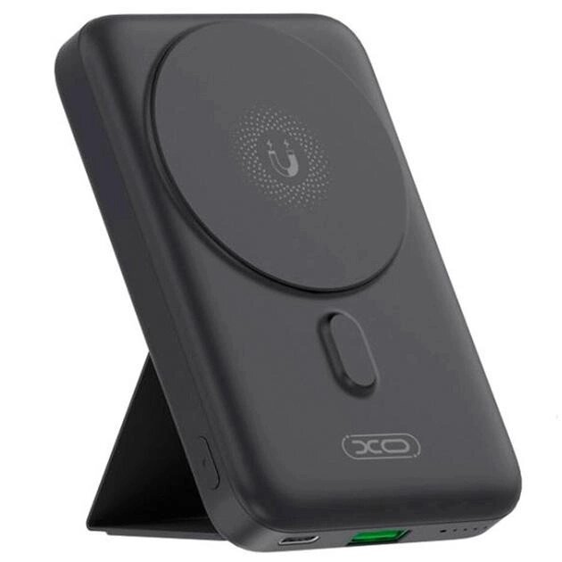 Бездротовий магнітний акумулятор XO PR211 15 W Magnetic wireless charger 10000 mAh від компанії da1 - фото 1