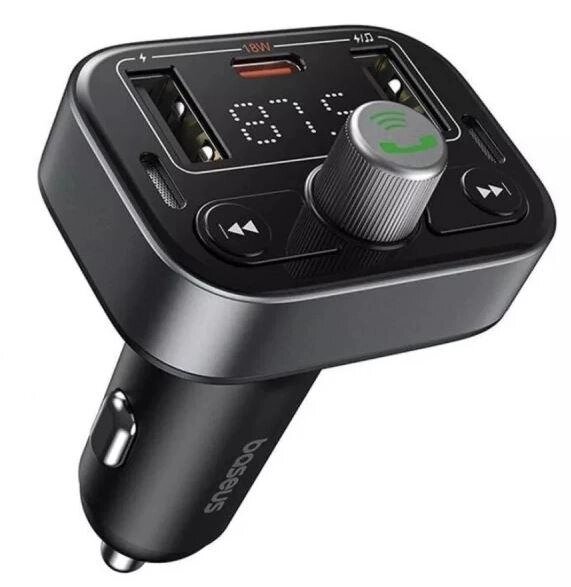 Бездротовий передавач-адаптер для авто Baseus S-09 Pro Series Car FM Transmitter від компанії da1 - фото 1