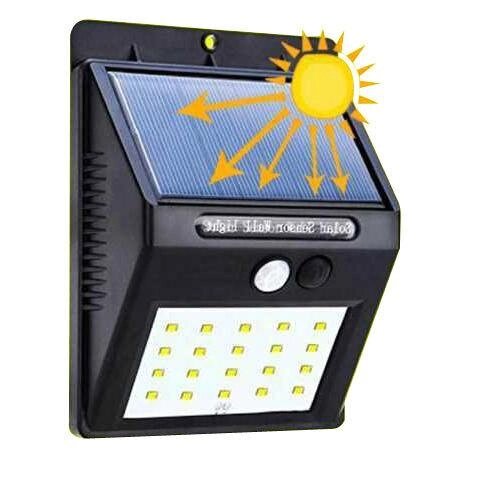 Бездротовий світильник на сонячній батареї з датчиком Solar Lamp 5115 від компанії da1 - фото 1