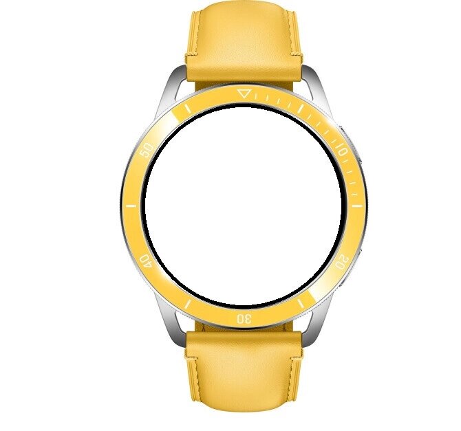 Безель - кільце - частина корпуса для годинника Xiaomi Watch S3 — Bezel Chrome Yellow (BHR8314GL) від компанії da1 - фото 1