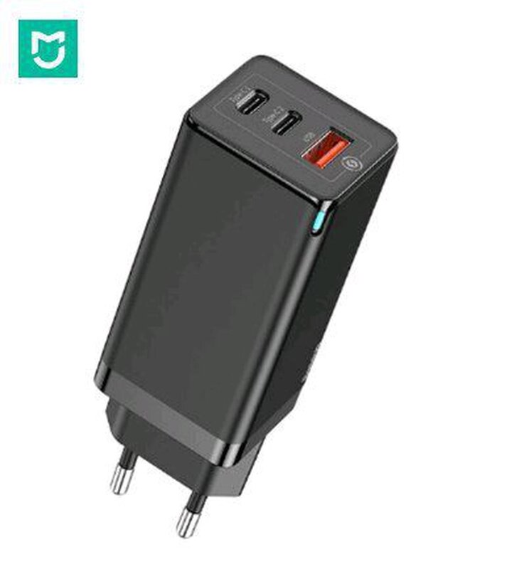 Блок живлення 65w Сзу Xiaomi Baseus GaN Mini Quick Travel BS-C915 від компанії da1 - фото 1