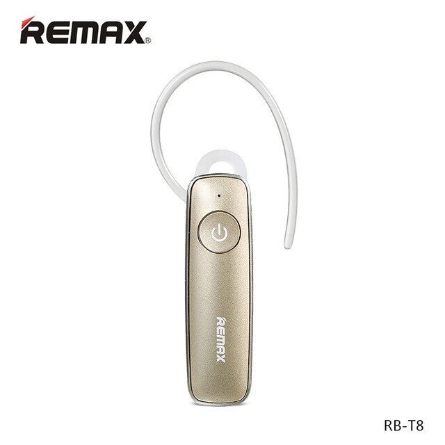 Bluetooth-гарнитура Remax RB-T8 Gold Headset від компанії da1 - фото 1