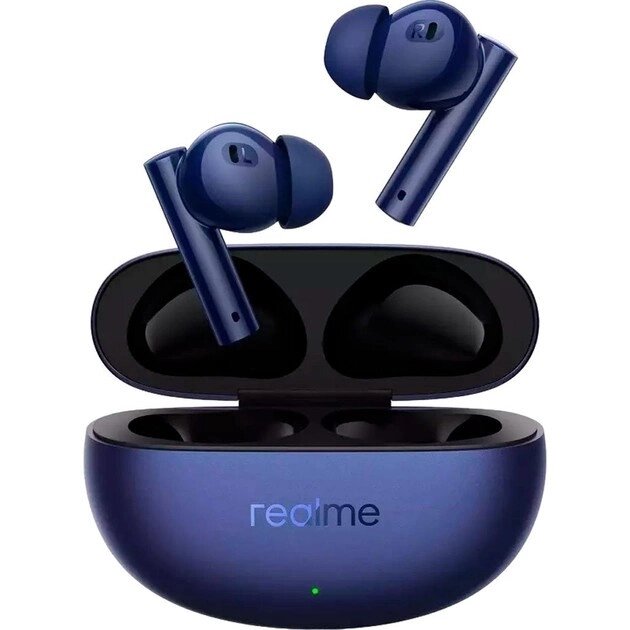 Bluetooth-навушники Realme Buds Air 5 блакитні від компанії da1 - фото 1