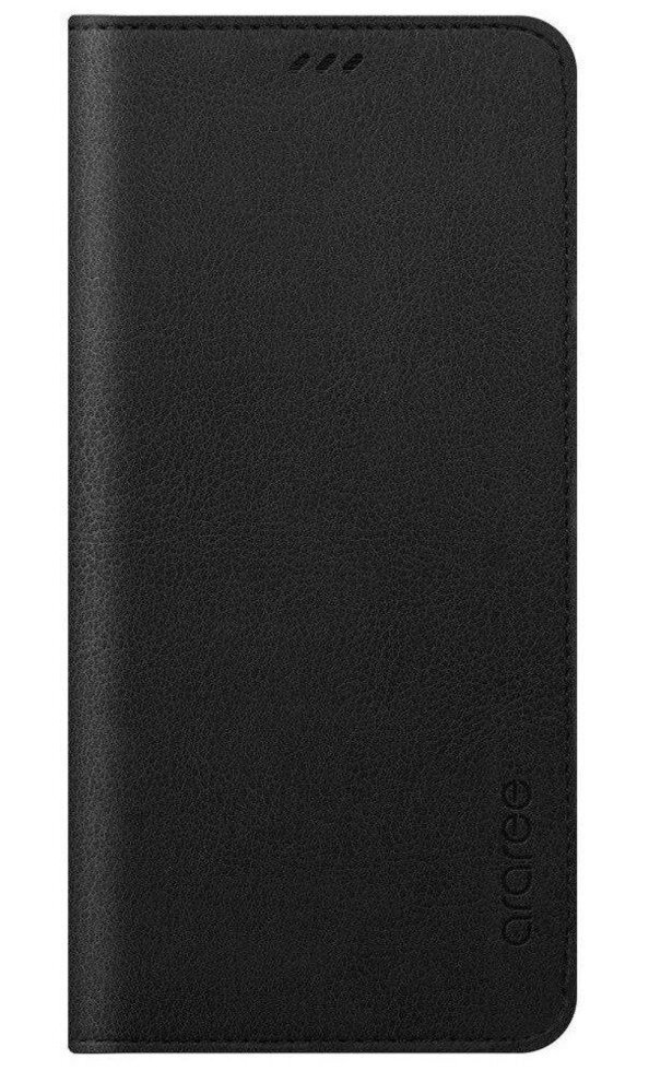 Чехол Araree Flip Wallet Leather Cover Black для Galaxy А8+ (2018) A730 від компанії da1 - фото 1