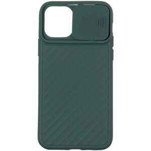 Чохол бампер Carbon Camera Air Case із захистом камера iPhone 11 Pro Green