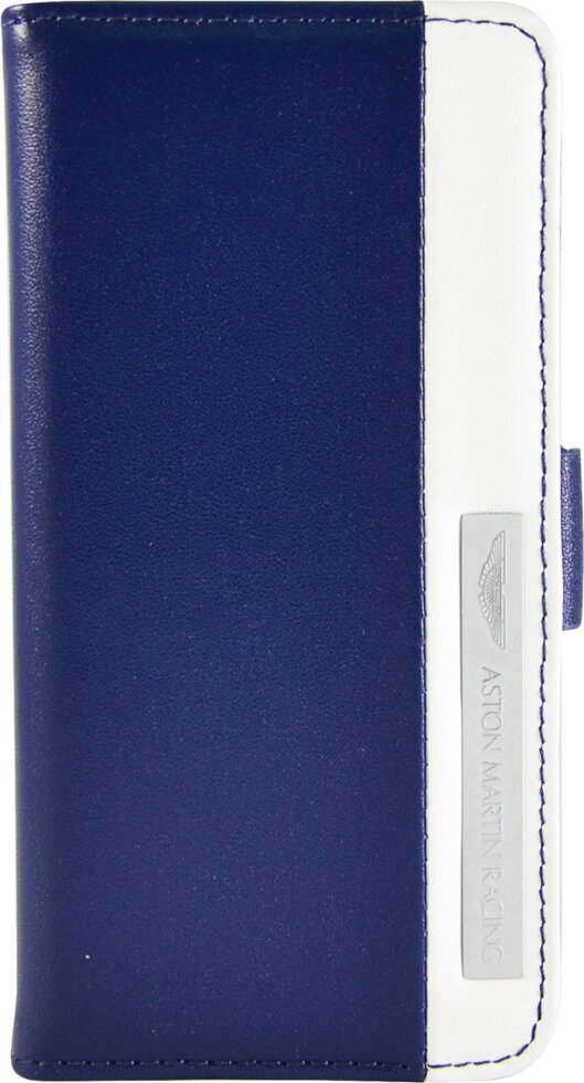 Чехол-книжка Aston Martin iPhone 5C stripe metal logo blue/white SMBKIPH5CC062 від компанії da1 - фото 1