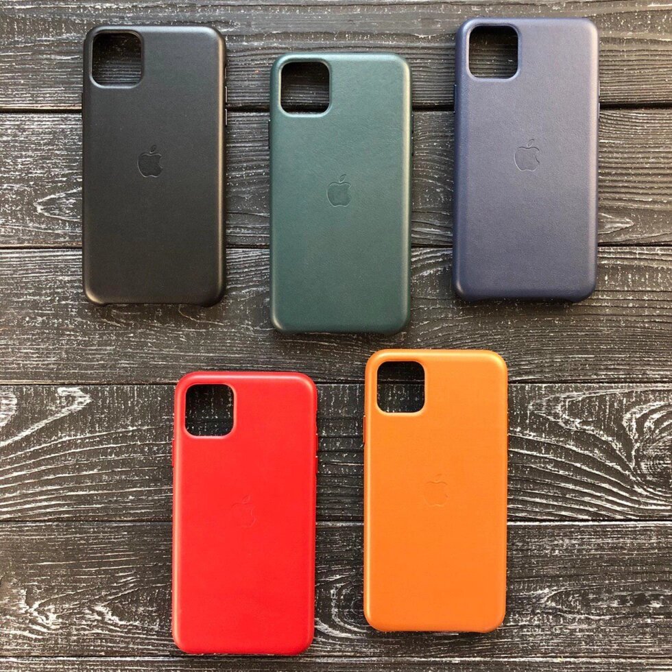 Чехол LEATHER CASE ORIGINAL для iPhone 11 від компанії da1 - фото 1