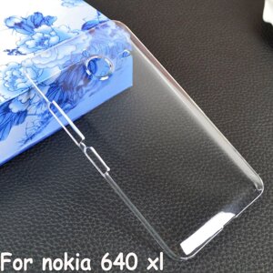 Чохол накладка Nokia Lumia 640 XL прозора панель бампер
