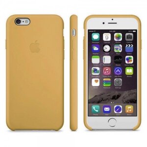 Чохол панель Apple iPhone 6S/6 Leather Case Gold