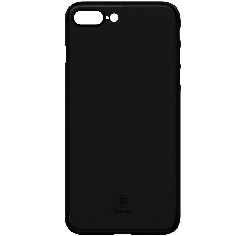 Чохол Baseus для iPhone 8 Plus/7 Plus Slim Black (WIAPIPH7P-CTA01) від компанії da1 - фото 1