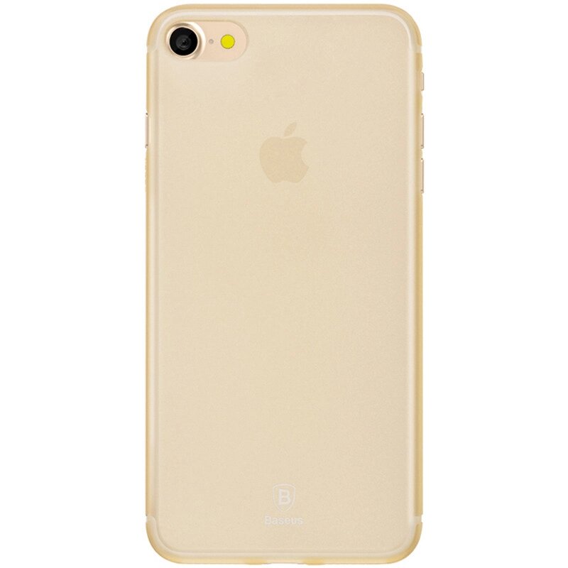 Чохол Baseus для iPhone SE 2020/8/7 Slim Transparent Gold (WIAPIPH7-CT0V) від компанії da1 - фото 1