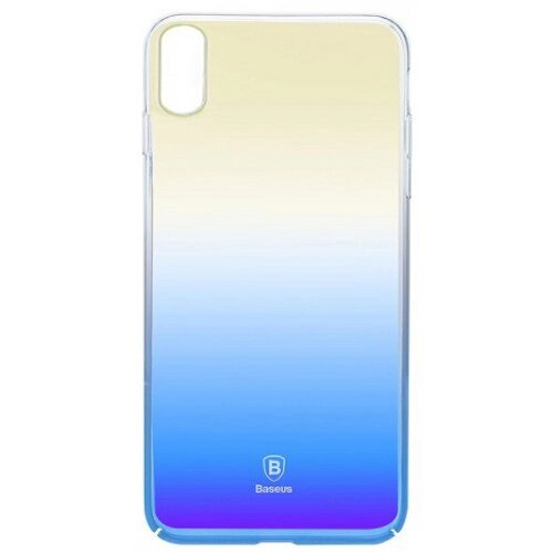 Чохол Baseus для iPhone X/Xs Glaze blue (WIAPIPHX-GC03) від компанії da1 - фото 1