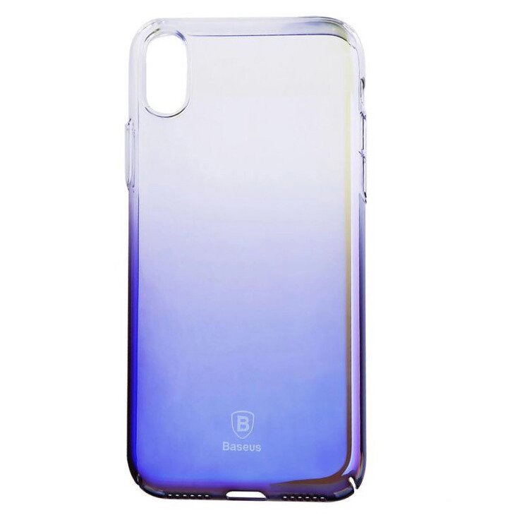 Чохол Baseus для iPhone X/Xs Glaze Purple (WIAPIPHX-GC01) від компанії da1 - фото 1