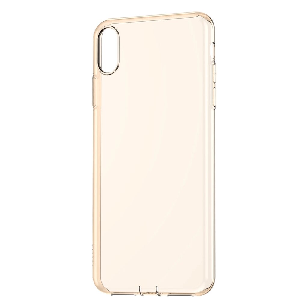 Чохол Baseus для iPhone Xs Max Simplicity Прозорий Золотий (ARAPIPH65-A0V) від компанії da1 - фото 1