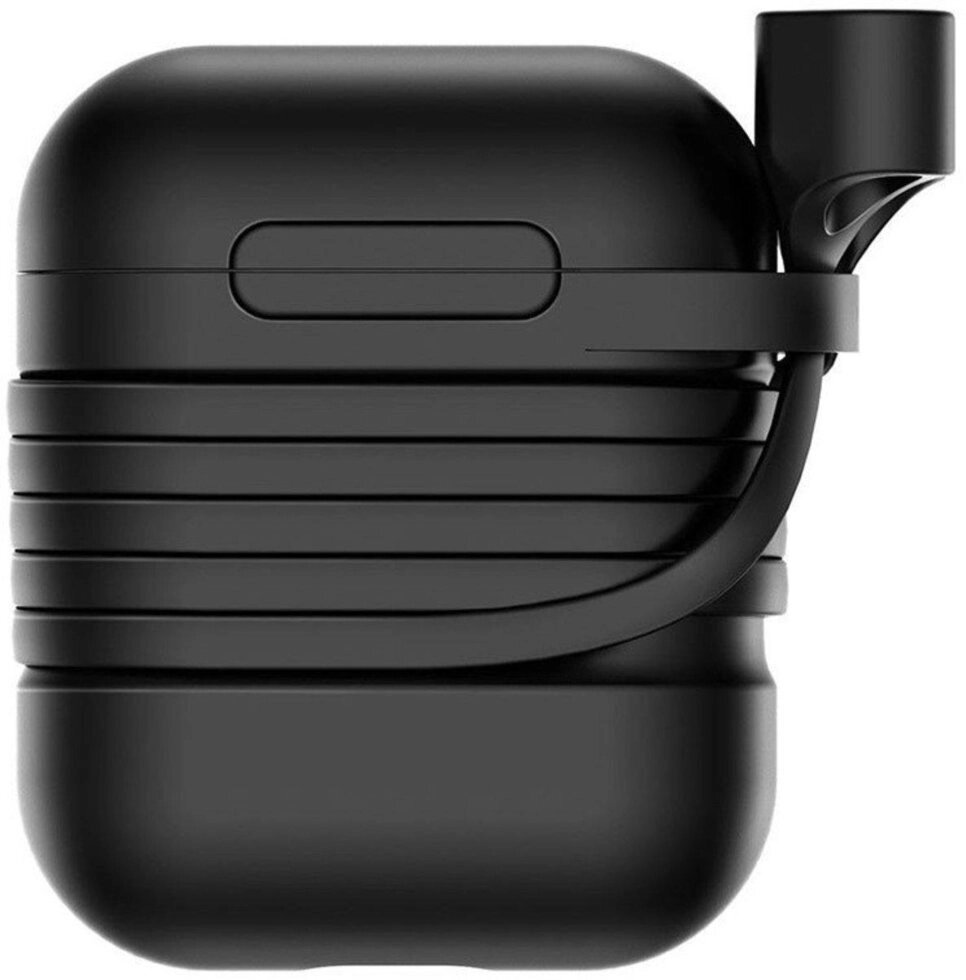 Чохол для навушникiв Baseus Case For Airpods чорний TZARGS-01 від компанії da1 - фото 1