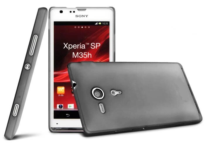 Чохол для Sony Xperia ZL С6503 чорний пластик від компанії da1 - фото 1