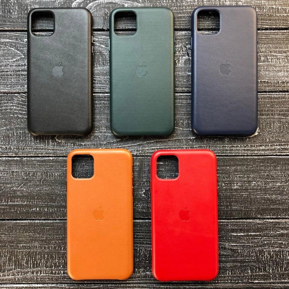 Чохол із натуральної шкіри LEATHER CASE ORIGINAL для Apple iPhone 11 / 11 pro / 11 pro max від компанії da1 - фото 1