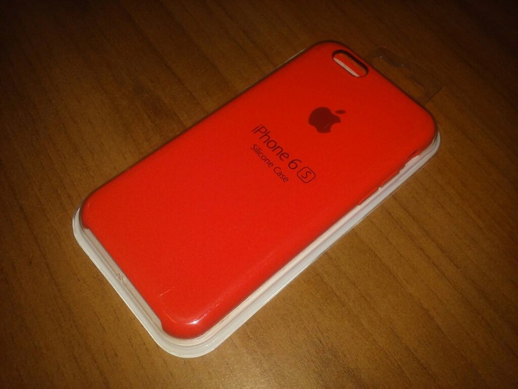 Чохол-накладка Apple Silicone Case iPhone 6/6s Apricot від компанії da1 - фото 1