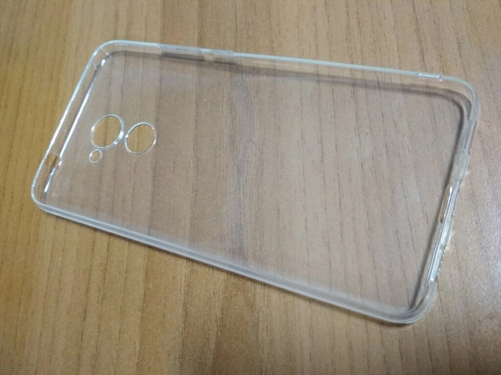 Чохол накладка Huawei Y7 2017 бампер панель прозора silicone case від компанії da1 - фото 1