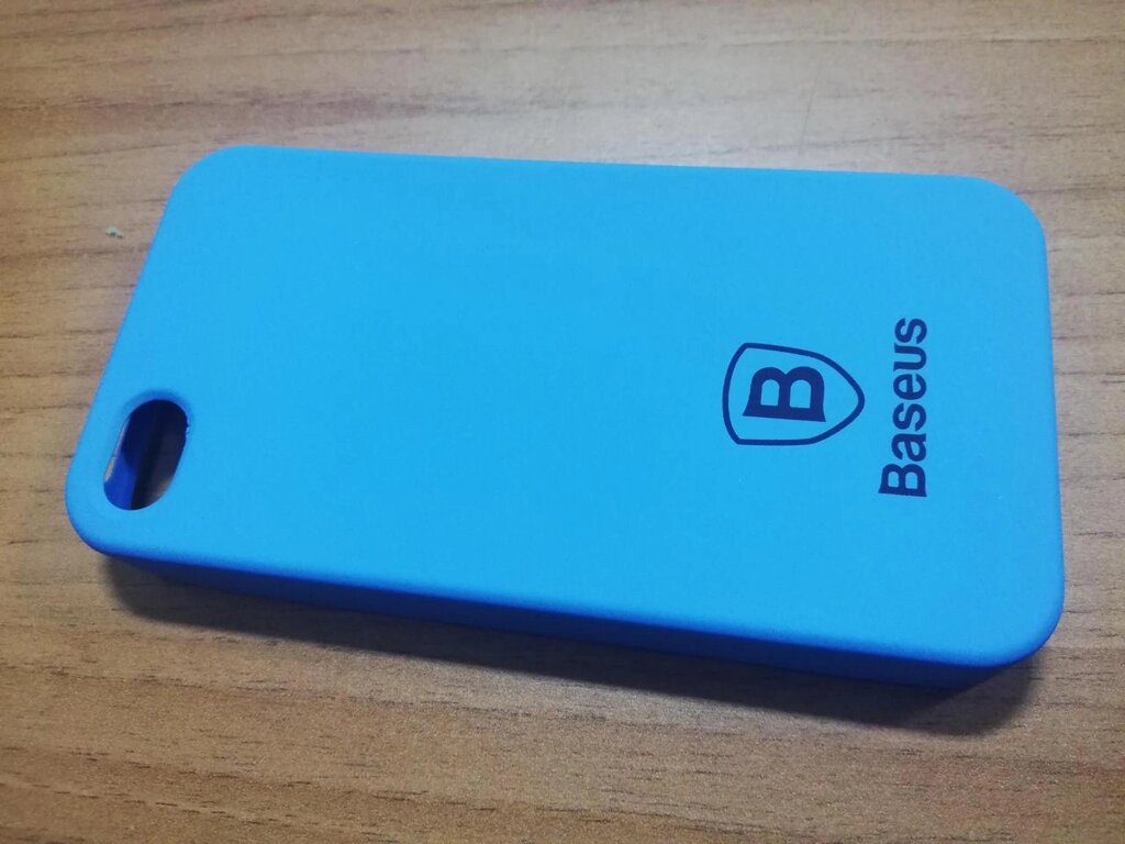 Чохол накладка iPhone 4 4s Baseus Colorit блакитна від компанії da1 - фото 1