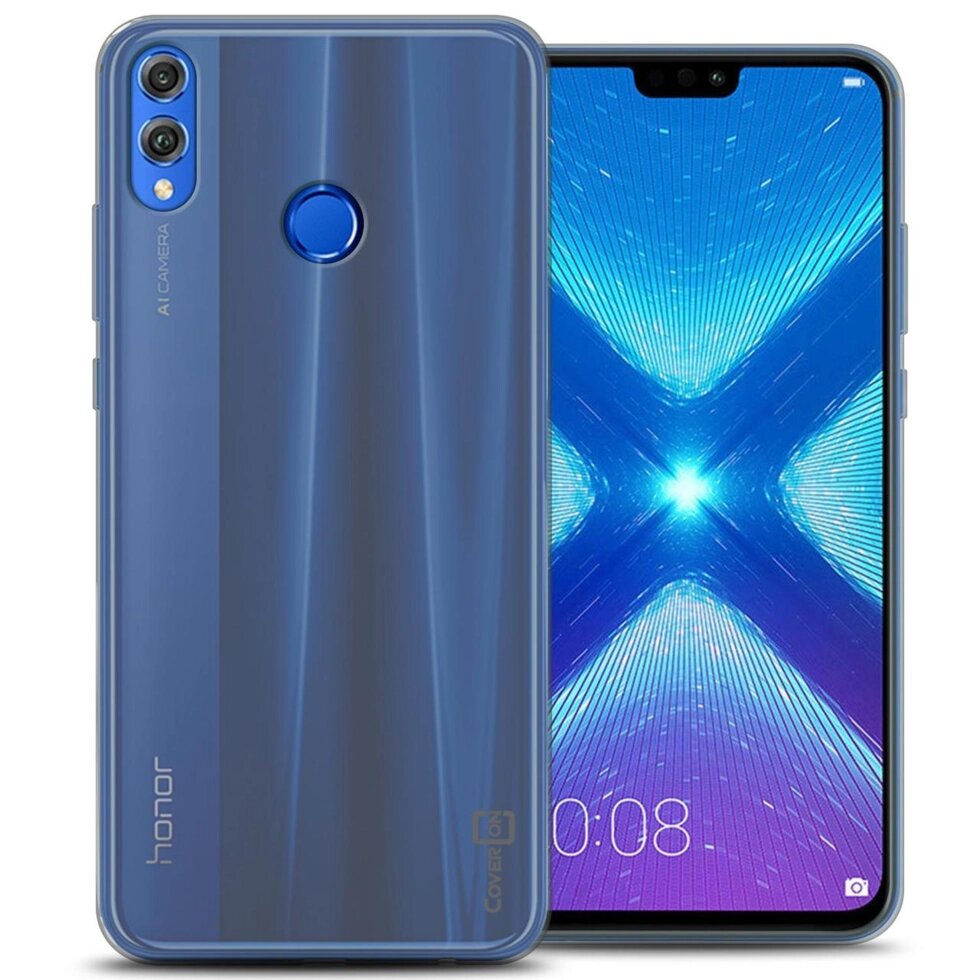 Чохол накладка Ultrathin Silicon Case для Honor 8A прозорий від компанії da1 - фото 1