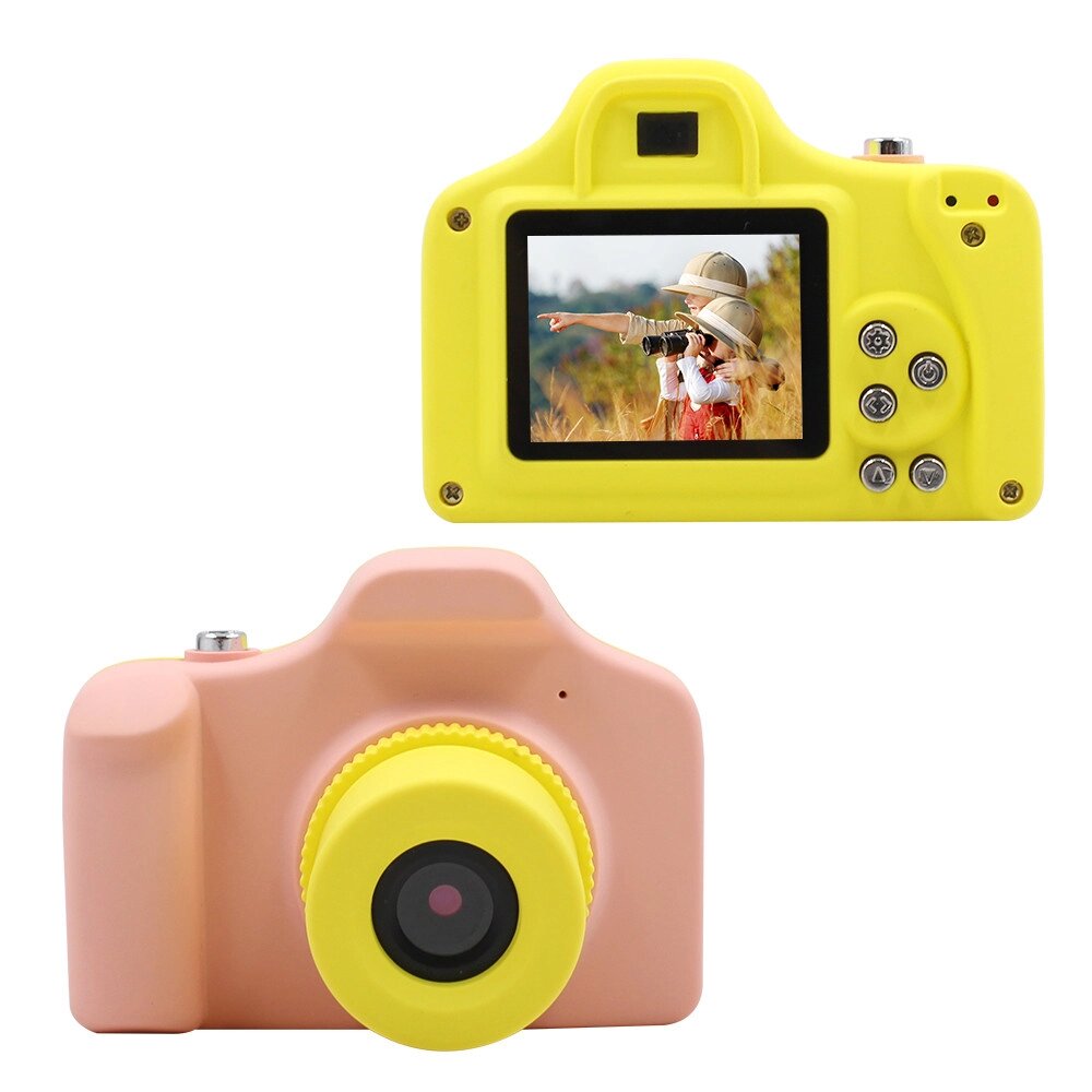 Цифровий дитячий фотоапарат UL-1201 5 Мегапікселів 1.5" дисплей рожевий від компанії da1 - фото 1