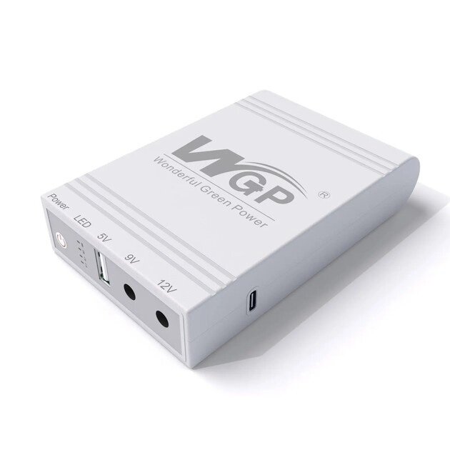 ДБЖ для роутера WGP Mini UPS 103 (10400 mAh 38Wh) на 5V 9V 12V від компанії da1 - фото 1