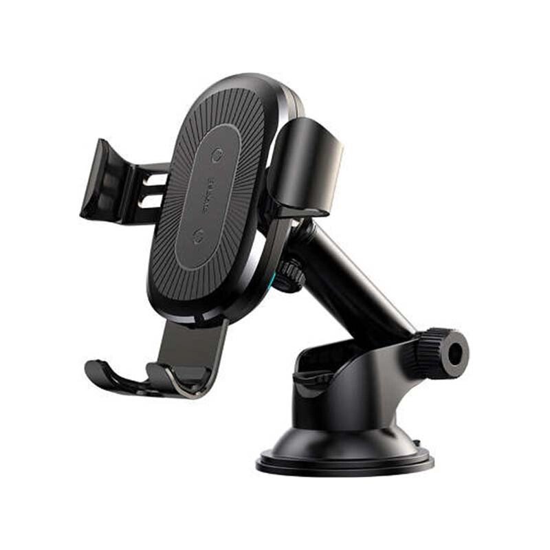 Держатель BASEUS Wireless Charger Gravity Car Mount (Osculum Type) від компанії da1 - фото 1