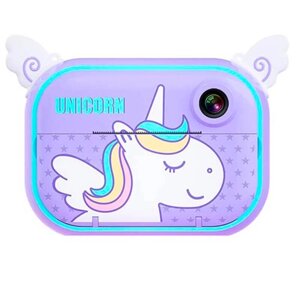 Дитяча фотовідеокамера з миттєвим друком Unicorn Wi-Fi (ZY-C3)