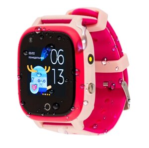 Дитячий смарт-годинник AmiGo GO005 4G Wi-Fi Thermometer Pink Рожевий
