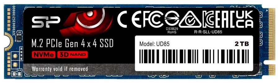 Диск SSD 500 GB Silicon Power UD85 M. 2 2280 PCI-Ex 4.0*4 NVMe від компанії da1 - фото 1