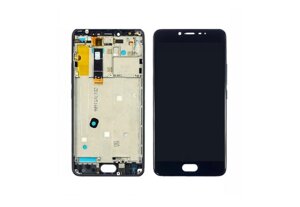 Дисплей для Meizu U20 з чорним тачскрином і корпусною рамкою