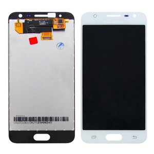 Дисплей для Samsung G570 Galaxy J5 Prime з білим тачскрином, з регульованою підсвіткою