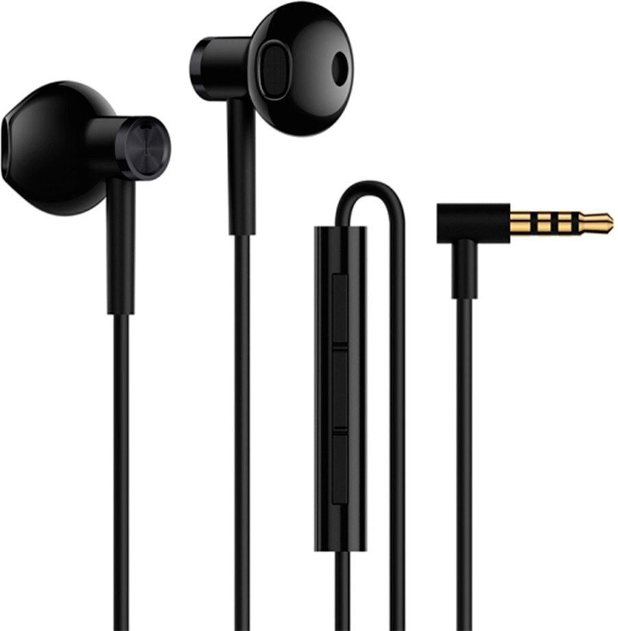 Дротові навушники Xiaomi Mi Dual Driver Earphones ZBW4407TY чорні від компанії da1 - фото 1