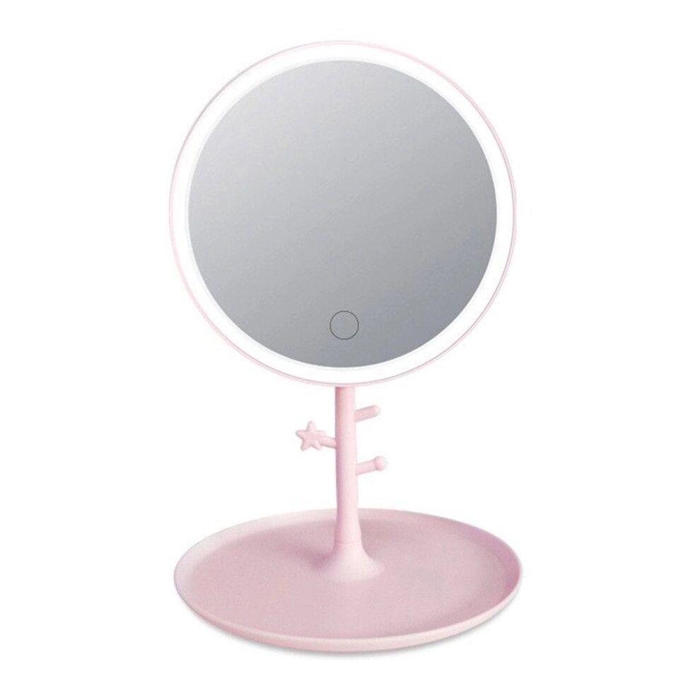 Дзеркало настільне косметичне Led makeup mirror 17 см від компанії da1 - фото 1