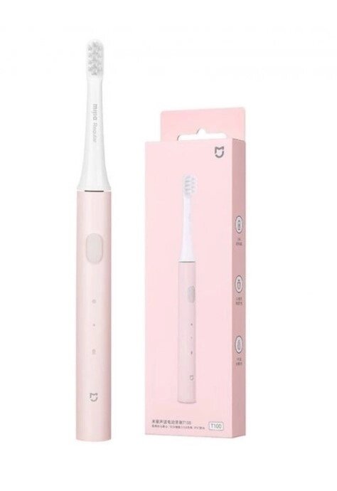 Електрична зубна щітка MiJia Sonic Electric Toothbrush T100 NUN4096CN рожева від компанії da1 - фото 1