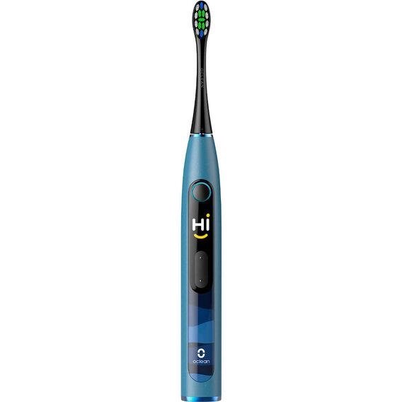 Електрична зубна щітка Oclean X10 Electric Toothbrush синя від компанії da1 - фото 1