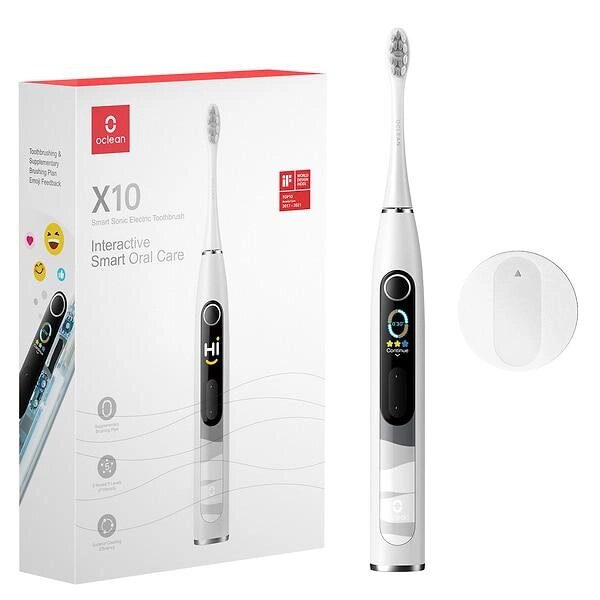 Електро зубна щітка Oclean X10 Electric Toothbrush grey від компанії da1 - фото 1