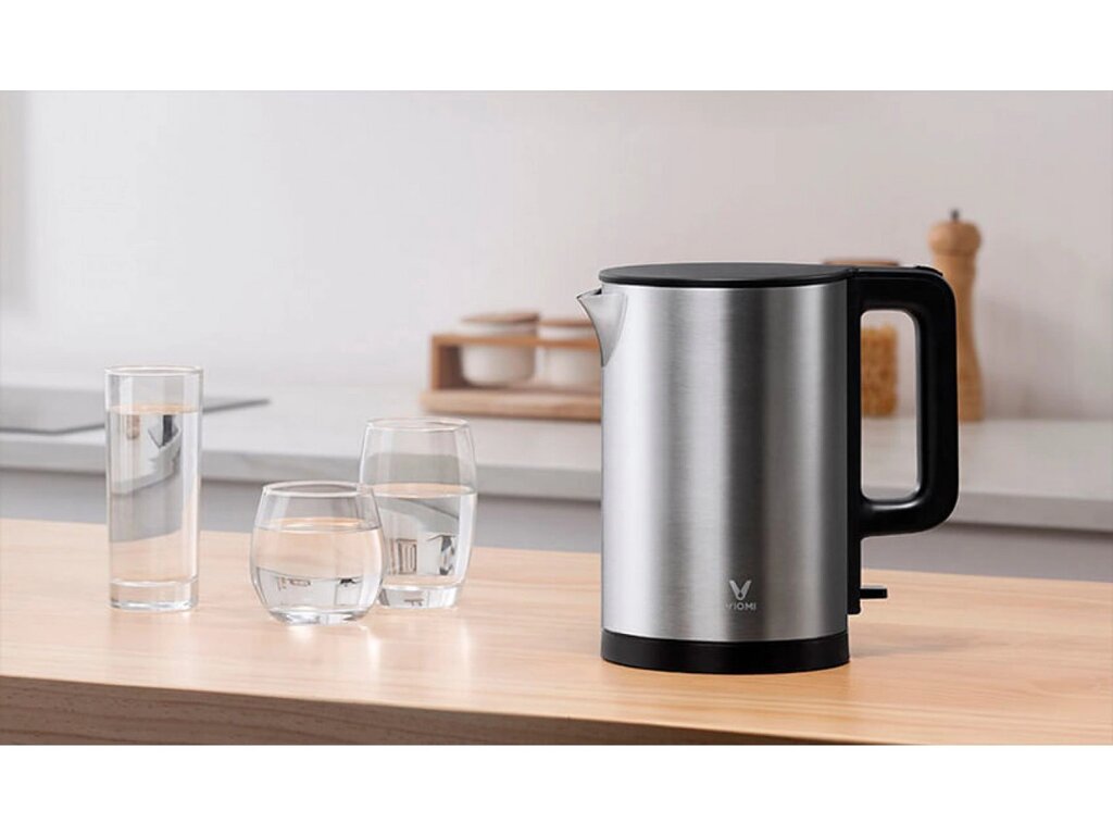 Електрочайник Viaomi Large Capacity Electric Kettle 1800 Вт сріблястий від компанії da1 - фото 1