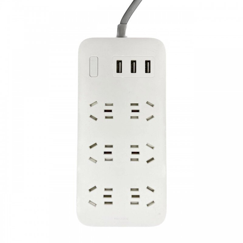 Фільтр мережевий Xiaomi Power Strip Quick Charger 2.0 (6 + 3 USB-port) (Р29350, BHR6863CN) китайська вилка від компанії da1 - фото 1