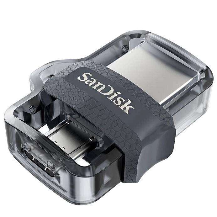 Flash-накопичувач 2 в 1 — SanDisk Ultra Dual Drive OTG M3.0 256Gb (150Mb/s) від компанії da1 - фото 1