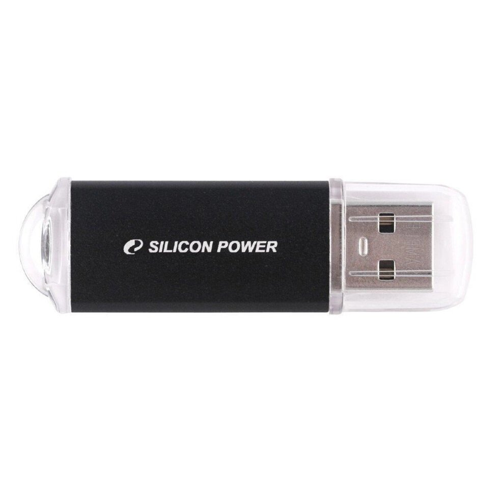 Флеш-драйв Silicon Power UltimaII I-series 16 GB чорний від компанії da1 - фото 1