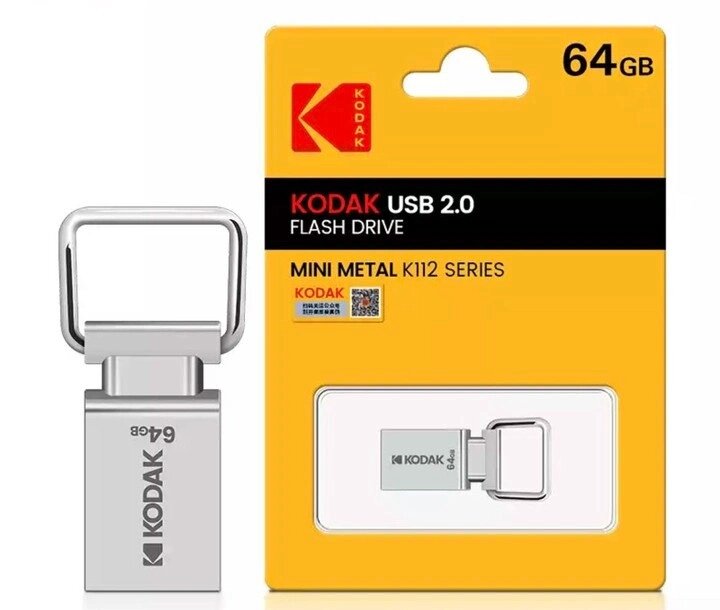 Флеш накопичувач Kodak mini metal K112 64 ГБ металевий від компанії da1 - фото 1