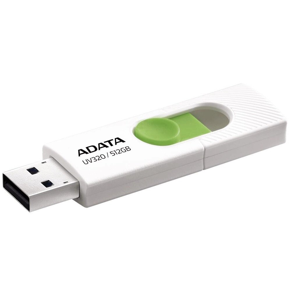 Флеш накопичувач USB 3.0 A-DATA UV 320 512Gb білий від компанії da1 - фото 1