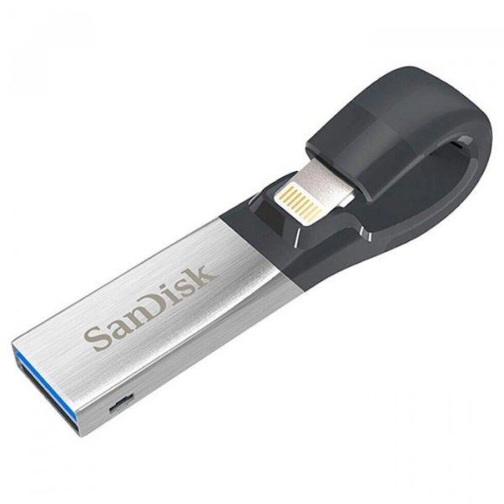 Флешка iPhone iPad Usb 3.0 SanDisk iXpand 16 Gb ver 2 Lightning роз'єм від компанії da1 - фото 1