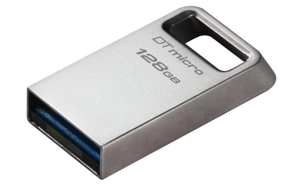 Флешка металева USB Kingston 128 Gb DT Micro 3.2 (DTMC3G2/128GB) від компанії da1 - фото 1