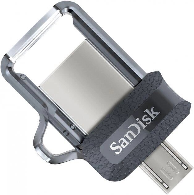 Флешка подвійна SanDisk Ultra Dual Drive USB 3.0 + OTG M3.0 128Gb (150Mb/s) від компанії da1 - фото 1